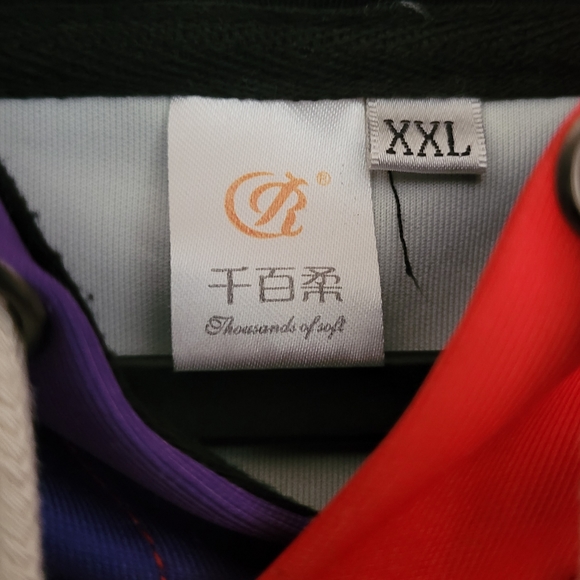 Multicolored hooded sweater - Picture 3 of 3